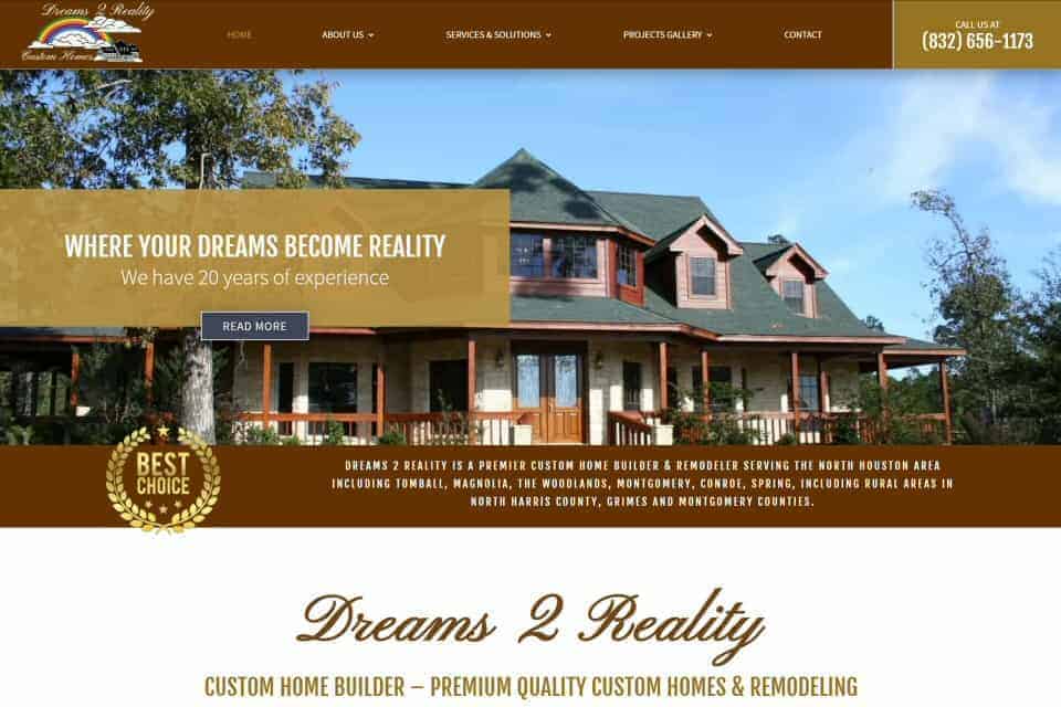 Dreams 2 Reality Custom Homes & Remodeling by Northtex Construction
