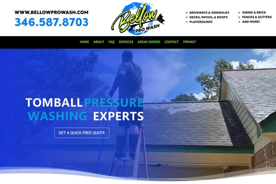 Bellow Pro Wash by Northtex Construction